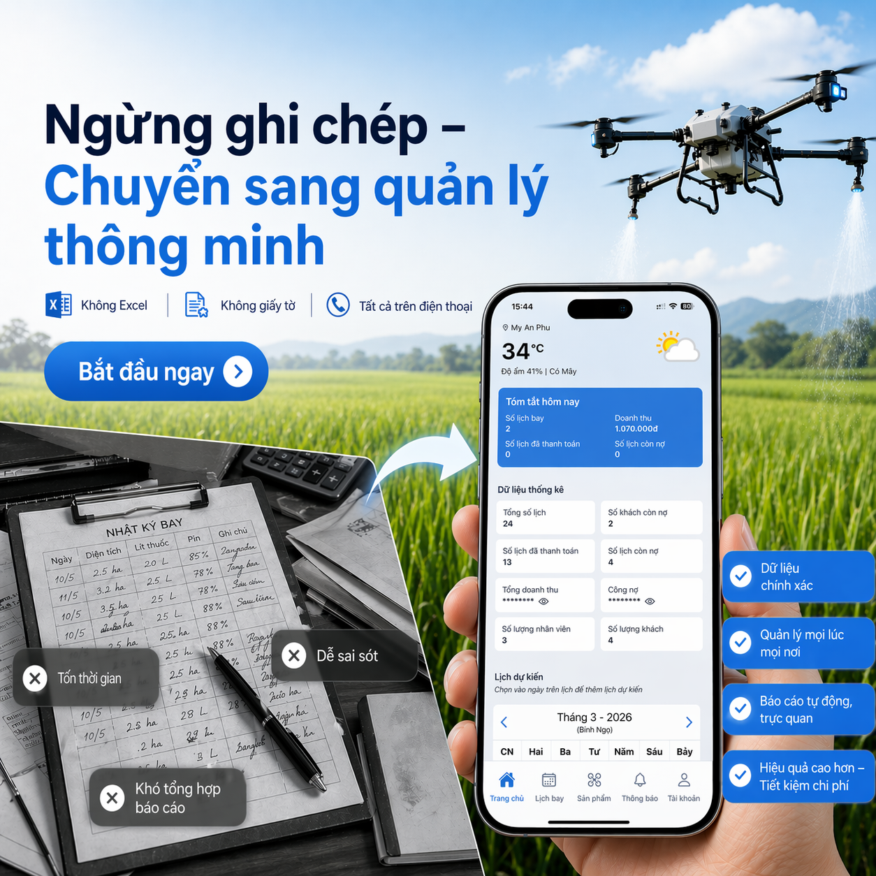 App Lịch Bay Phúc Lâm